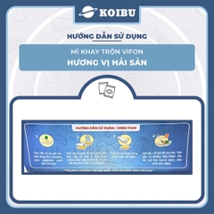 VIFON - VIFON - Mì khay trộn Vifon hương vị Hải Sản (có gói xốt Hải sản), Mì xào hải sản Vifon khay - 90g/khay - 00239