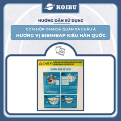 MASAN - Cơm Omachi quán xá châu Á hương vị Bibimbap Hàn Quốc, Cơm tự chín Bibimbap Hàn Quốc Omachi - 192g/hộp - 00781