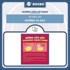 OTOKI - Mì nấu Jin hương vị Cay, Mì nấu Jin cay, Mì Jin nấu hương vị cay, Mì ăn liền Jin Ottogi - 120/gói - 00526