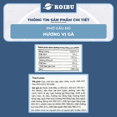 ASIAFOODS - Phở Gấu Đỏ vị Gà, phở gà Gấu Đỏ, phở Gấu Đỏ ăn liền, phở Gấu Đỏ gói - 65g/gói - 00330