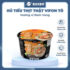 VIFON - Hủ tiếu thịt thật tô Vifon Nam Vang, Hủ tiếu Nam Vang thịt thật Vifon tô hủ tiếu ăn liền - 90g/tô - 00414