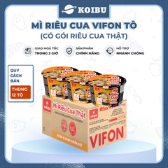 VIFON - Mì Vifon tô riêu cua thật, Vifon tô thịt thật Riêu cua Vifon, mì tô riêu cua Vifon thịt thật - 90g/tô - 00583
