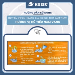 VIFON - Hủ tiếu Hoàng Gia hương vị Hủ tiếu nam vang (có thịt thật), Hủ tiếu nam vang Vifon Hoàng Gia - 120g/gói - 00167