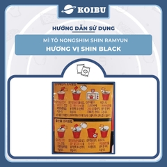 NONGSHIM - Mì tô Shin Ramyun Black, tô Nongshim Shin Black Ramyun, mì tô ăn liền Hàn Quốc Shin Ramyun - 00133
