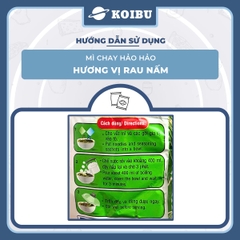 ACECOOK - Mì Hảo Hảo hương vị chay rau nấm - Mì ăn liền Hảo Hảo chay rau nấm - 75g/gói - 00001