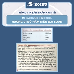 AFOTECH - Mì gạo Cung Đình Kool Bò hầm kiểu Đài Loan, Mì gạo Bò hầm Đài Loan Cung Đình Kool gói - 75g/gói - 00304