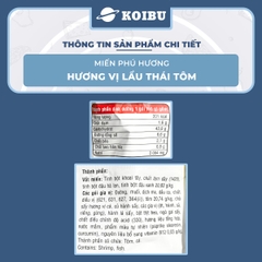 ACECOOK - Miến Phú Hương hương vị Lẩu Thái Tôm Miến Phú Hương Lẩu Thái Tôm, Miến Lẩu Thái Phú Hương - Miến ăn liền Acecook - 60g/gói - 00065