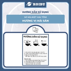 COLUSA - Mì giấy Miliket Hai Tôm gói vị Hải sản, Mì tôm hiệu Hai Tôm Miliket hiệu 2 Tôm Colusa - 70g/gói -00095