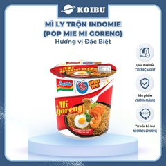 INDOFOOD - Mì trộn Ly Indomie đặc biệt, Mì xào khô Indomie ly đặc biệt, Mì ly Indomie Pop Mie Mi Goreng - 80g/ly - 00474