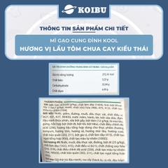 AFOTECH - Mì gạo Cung Đình Kool Lẩu tôm chua cay kiểu Thái, Mì gạo tôm chua cay thái Cung Đình Kool - 82g/gói - 00305