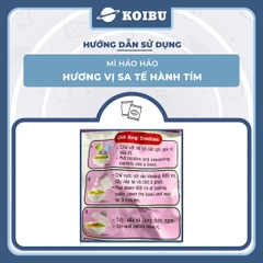 ACECOOK - Mì Hảo Hảo Sa Tế Hành Tím - Mì ăn liền Hảo Hảo hương vị Sa tế hành tím  (Hảo Hảo sate/ Hảo Hảo satay / Hảo Hảo Sa te hành tím) - 00007