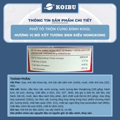 AFOTECH - Phở trộn Cung Đình Kool tô bò tương đen kiểu Hồng Kông - Phở Cung Đình Kool tô trộn bò tương đen Hongkong - Tô Cung Đình Kool phở ăn liền (Micoem) - 80g/tô - 00323