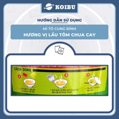 AFOTECH - Mì tô Cung Đình hương vị Lẩu tôm chua cay, Mì tô Cung Đình Lẩu tôm chua cay, Mì Cung Đình tô - 85g/tô - 00312