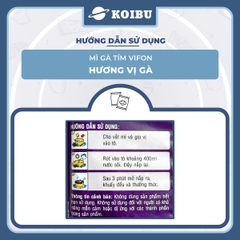 VIFON - Mì gà tím Vifon, Mì Vifon gà tím, Mì gà Vifon gà tím, Mì gói gà tím ăn liền Vifon mì ăn liền - 75g/gói - 00207