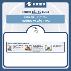 VIFON - Miến ăn liền Vifon vị Lẩu thái, Miến ăn liền Vifon, Miến Vifon gói ăn liền - 60g/gói - 00181