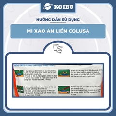 COLUSA - Mì xào ăn liền Colusa, Mì xào Colusa, Mì xào ăn liền Miliket, Mì xào cao cấp Colusa - 85g/gói - 00619