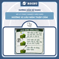 ACECOOK - Mì ly Handy Hảo Hảo hương vị lẩu nấm thập cẩm chay - Mì chay Handy Hảo Hảo lẩu nấm thập cẩm chay - Mì Handy Hảo Hảo ly chay lẩu nấm thập cẩm - Mì ly Hảo Hảo Handy lẩu nấm thập cẩm chay - 66g/ly - 00019