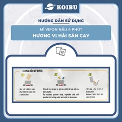 VIFON – Mì Vifon nấu 4 phút hương vị hải sản cay - Mì gói Vifon, Mì nấu Vifon, Mì nấu vị hải sản cay, Mì nấu hương vị hải sản cay, Mì Vifon hải sản cay nấu 4 phút, Mì nấu 4 phút hải sản cay Vifon, Mì Vifon nấu ăn liền - 105g/gói - 00222