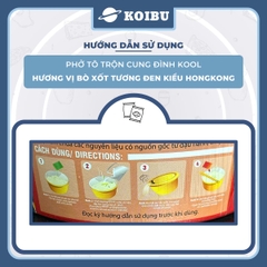AFOTECH - Phở trộn Cung Đình Kool tô bò tương đen kiểu Hồng Kông - Phở Cung Đình Kool tô trộn bò tương đen Hongkong - Tô Cung Đình Kool phở ăn liền (Micoem) - 80g/tô - 00323
