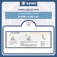 VIFON – Mì Vifon nấu 4 phút hương vị bò cay - Mì gói Vifon, Mì nấu Vifon, Mì nấu vị bò cay, Mì bò cay Vifon, Mì nấu 4 phút hương vị bò cay, Mì Vifon bò cay nấu 4 phút, Mì Vifon nấu ăn liền - 105g/gói - 00221