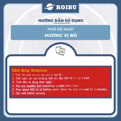ACECOOK - Đệ Nhất phở hương vị Phở Bò, phở bò Đệ Nhất Acecook, phở bò Acecook Đệ Nhất phở ăn liền - 65g/gói - 00054