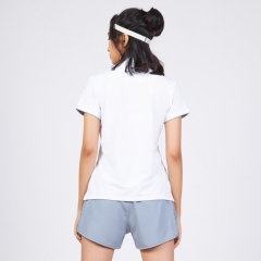 Áo Polo thể thao Nữ DRI-AIR phối màu cổ trong