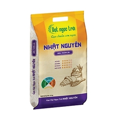 Gạo Hạt Ngọc Trời Nhật Nguyên - 10kg cơm dẻo vừa thơm lài