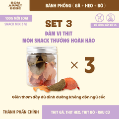 [SET 3] SNACK MIX VỊ