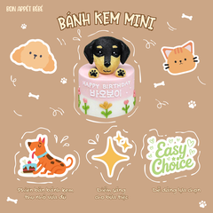 BÁNH KEM MINI 8CM