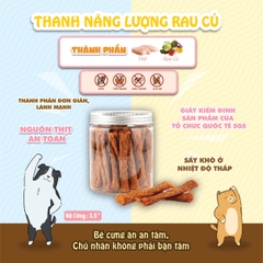 Thanh năng lượng rau củ - Bò