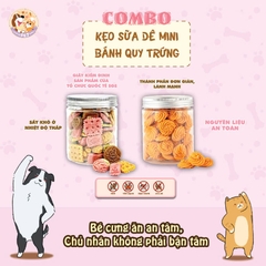[COMBO TIẾT KIỆM] Kẹo Sữa Dê Mini & Bánh Quy Trứng