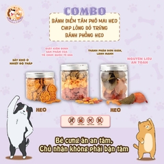 [COMBO TIẾT KIỆM] Chip Lòng Đỏ Trứng & Bánh Điểm Tâm Vị Heo & Bánh Phồng Vị Heo