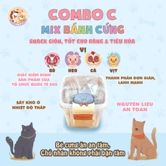 [COMBO BÁNH THƯỞNG MIX] Bon ApPÉT Bébé dành cho chó mèo