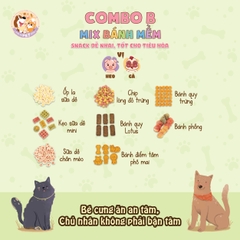 [COMBO BÁNH THƯỞNG MIX] Bon ApPÉT Bébé dành cho chó mèo