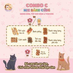 [COMBO BÁNH THƯỞNG MIX] Bon ApPÉT Bébé dành cho chó mèo