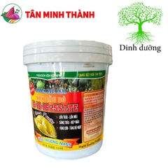 Phân nuôi trái Sâu Riêng 16-16-16-5S+TE -  Lớn trái, lớn múi, sáng trái, đẹp màu, vàng cơm, tăng độ ngọt