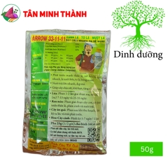 33-11-11 Arrow - Chuyên rau ăn lá giúp bật chồi nhanh, ra rễ mạnh, xanh lá, to lá, nở bụi, lớn thân