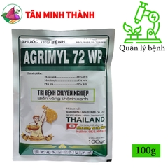 Agrimyl 72WP - Thuốc đặc trị lem lép hạt, thán thư, vàng lá, sương mai, rỉ sắt, khô vằn