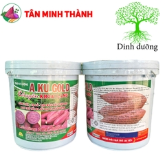Aku Gold - Thuốc to củ khoai lang, lớn củ, hãm dây, chặn đọt, tạo củ nhanh, nặng ký, hạn chế sùng khoai lang