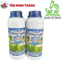 Citimycin 20SL - Thuốc đặc trị vi khuẩn bệnh bạc lá, đốm lá, thối trái