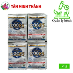 Coc 85wp gốc Đồng - Thuốc trừ bệnh thán thư, nấm hồng, héo cây con, héo nhanh, vàng lá, đốm lá