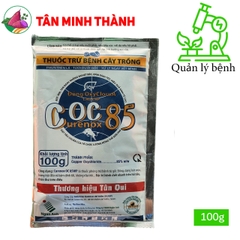 Coc 85wp gốc Đồng - Thuốc trừ bệnh thán thư, nấm hồng, héo cây con, héo nhanh, vàng lá, đốm lá