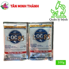 Coc 85wp gốc Đồng - Thuốc trừ bệnh thán thư, nấm hồng, héo cây con, héo nhanh, vàng lá, đốm lá