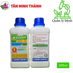 CureGold 375SC - Thuốc đặc trị đạo ôn lá, đạo ôn cổ bông, thối cổ gié, khô vằn, khô cành, khô quả