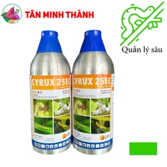 Cyrux 25EC - Thuốc đặc trị sâu cuốn lá, sâu xanh, rệp sáp, bọ xít hôi, sâu ăn lá