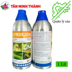 Cyrux 25EC - Thuốc đặc trị sâu cuốn lá, sâu xanh, rệp sáp, bọ xít hôi, sâu ăn lá