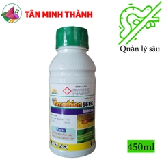 Emathion 55EC - Thuốc đặc trị sâu cuốn lá, bọ trĩ, bù lạch, sâu đục thân, sâu ăn tạp, sâu xanh da lang, sâu đục trái, sâu tơ