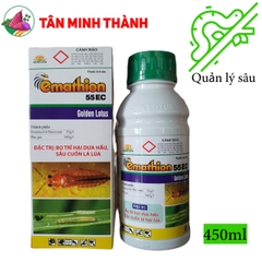 Emathion 55EC - Thuốc đặc trị sâu cuốn lá, bọ trĩ, bù lạch, sâu đục thân, sâu ăn tạp, sâu xanh da lang, sâu đục trái, sâu tơ