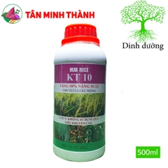 MaxRice KT10 - Thuốc tăng 10% năng suất, trổ bông, to hạt, bung chồi, ra hoa, to trái, đẹp màu, nặng ký, giảm nghẽn đầu lân