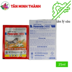 Fenrole 240SC - Thuốc đặc trị sâu xanh da láng, phen rồ xóa sổ sâu kháng, sâu cuốn lá, sâu phao, sâu ăn lá